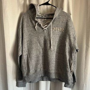 VS PINK Cropped Bling Hoodie